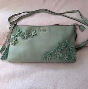 Jessica Simpson Lorelei crossbody sea foam bag.